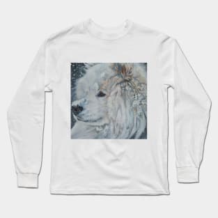 samoyed Fine Art Painting Long Sleeve T-Shirt